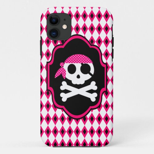 Pink Pirate Goth Phone Case