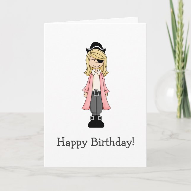 Pink Pirates · Pirate Girl #2 Card (Front)