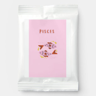 Pink Pisces, zodiac, star sign print Margarita Drink Mix