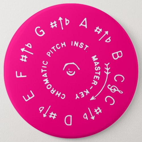 Pink Pitch Pipe Button