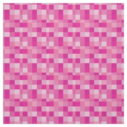Pink Pixelated Pattern | Gamer Fabric