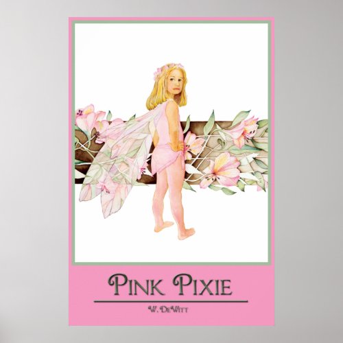 Pink Pixie Poster