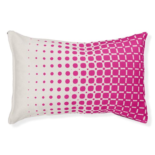 Pink Pizzazz Dot Matrix Pet Bed