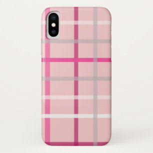 Pink Plaid iPhone / iPad case