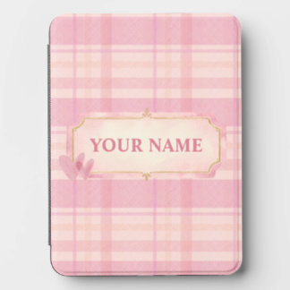 Pink Plaid Kindle Cover