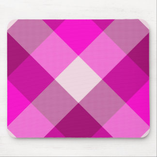 Pink Plaid Mousepad