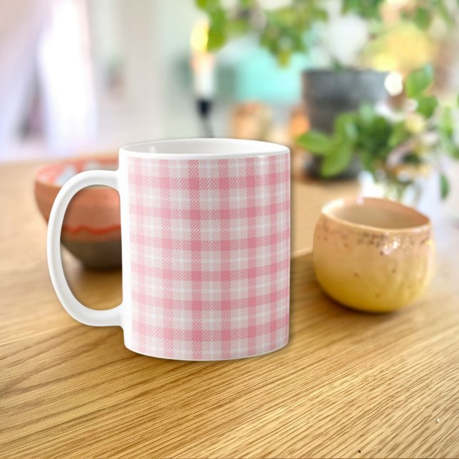Pink Plaid Mug (Creator Uploaded)