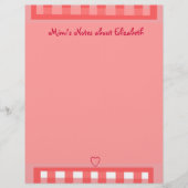 Pink Plaid Paper (Front)