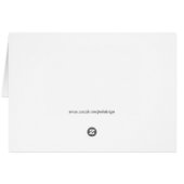 Pink Plumeria Card (Back Horizontal)