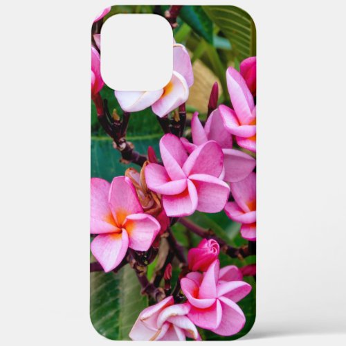 Pink Plumeria iPhone 12 Pro Max Case