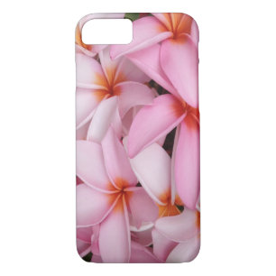 Pink Plumeria Hawaii Print iPhone 8/7 Case