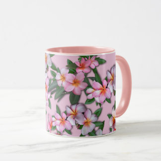 Pink Plumeria Mug