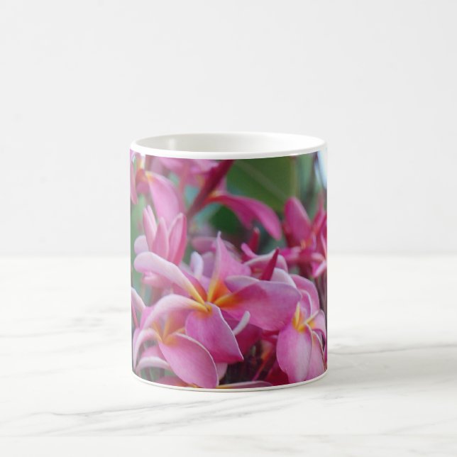 Pink Plumeria Mug (Center)