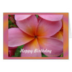 Happy Birthday Plumeria, Hawaiian Card | Zazzle.com