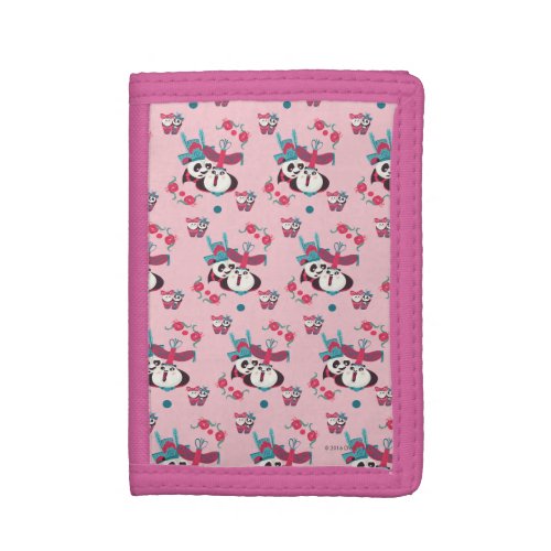 Pink Po and Mei Mei Pattern Tri_fold Wallet