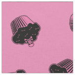 Pink Poison Cupcake Fabric