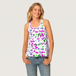 Pink Poka Dot Confetti Tank Top