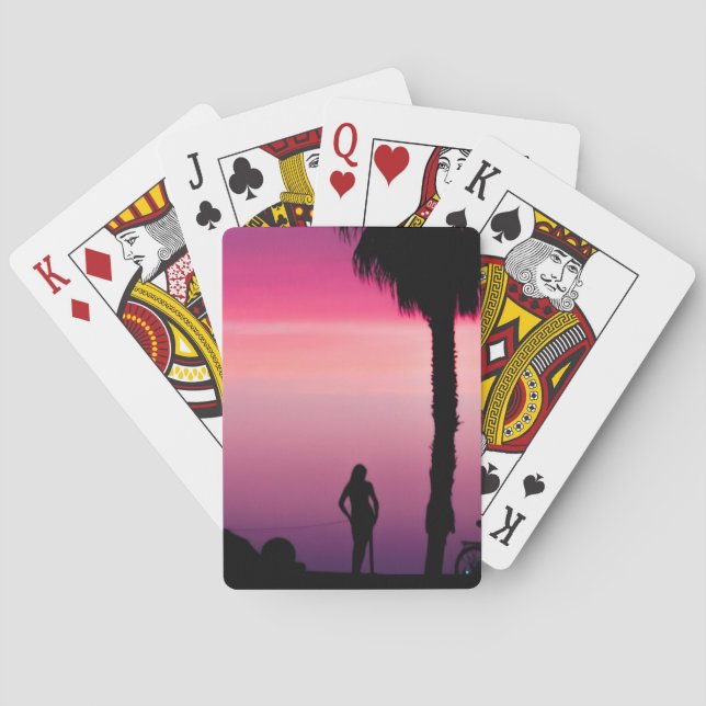 PINK POKER CARDS (Back)