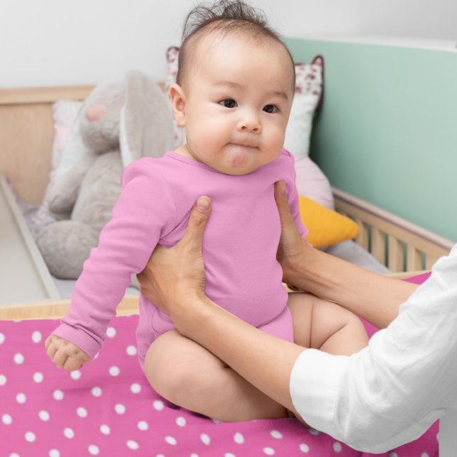 Pink Polka Dot Baby Blanket (Creator Uploaded)