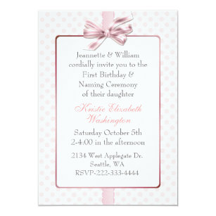 baby naming ceremony invitations zazzle