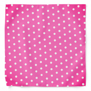 Pink Polka Dot Bandana