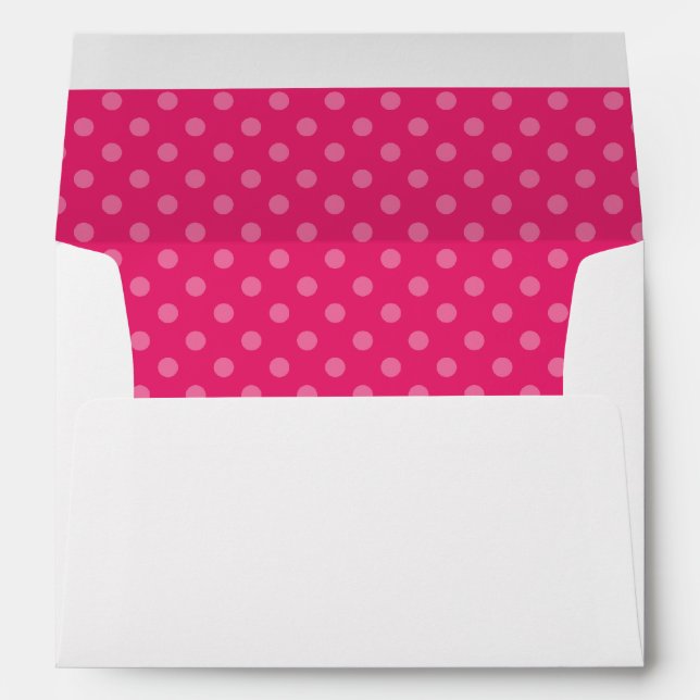 Pink Polka Dot Envelope (Back (Bottom))