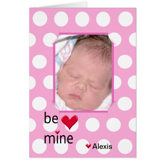 Pink Polka Dot Frame Cards (Front)