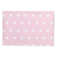 personalized kids pillowcase, polka dot initial monogrammed girl