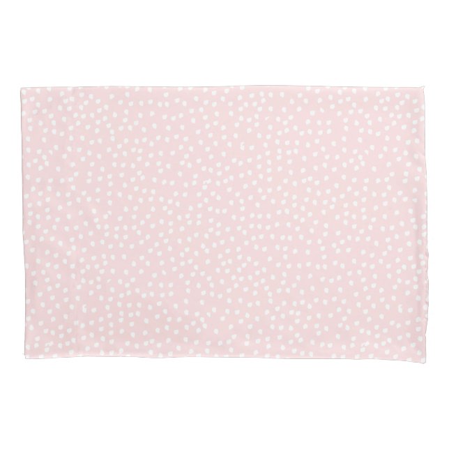Pink Polka Dot Pillowcase (Front)