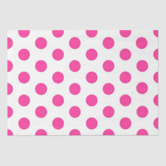Pink Polka Dot Tissue Paper