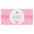 Pink Polka Dots Baby Shower Party Banner