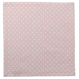 Pink Polka Dots Cloth Napkin