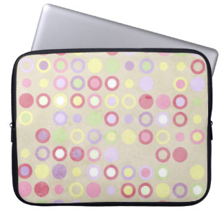 Pink Polka Dots Computer Sleeve