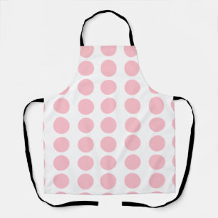 Pink Polka Dots Design Apron