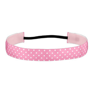 Pink Polka Dots Headband