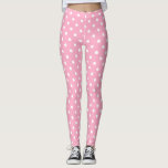 Pink Polka Dots Leggings<br><div class="desc">Pink polka dot leggings</div>