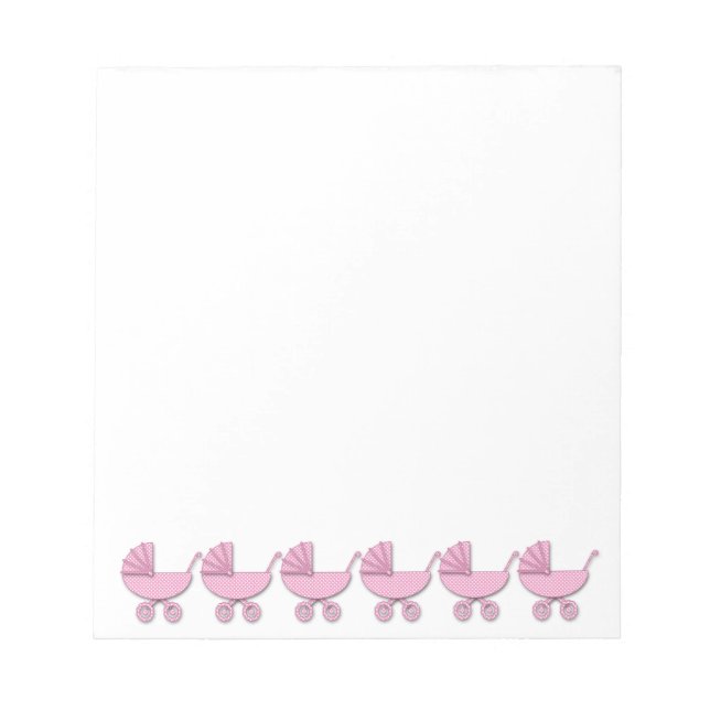 pink polka dots notepad (Front)