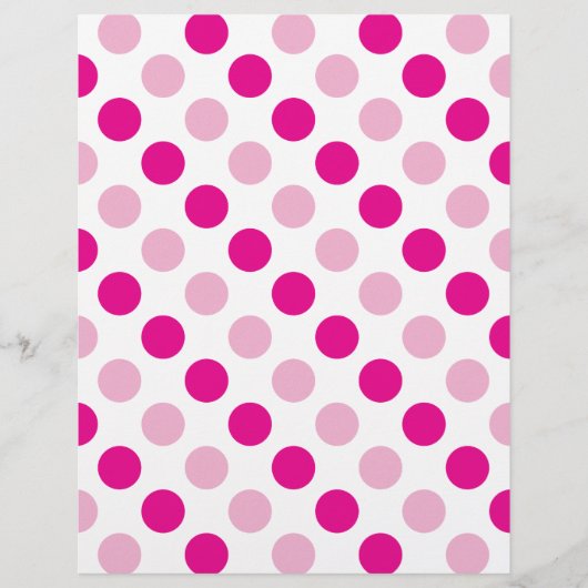 Pink polka dots pattern (Front)