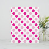 Pink polka dots pattern (Standing Front)