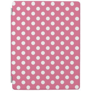 Pink Polka Dots Pattern iPad Smart Cover