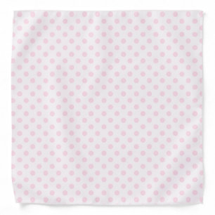 Pink Polka Dots Patterns Cute Bandana