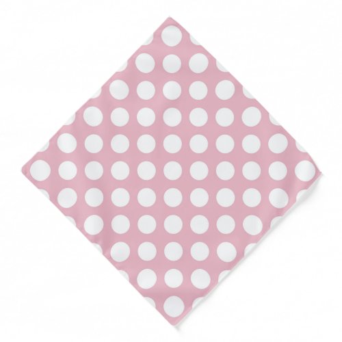 Pink Polka Dots Polka Dot Pattern Dots Dotted Bandana