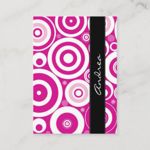 Pink Polka Dots, Polka Dot Pattern, Dots, Dotted Business Card