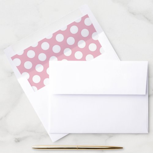 Pink Polka Dots Polka Dot Pattern Dots Dotted Envelope Liner