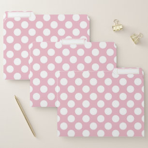 Pink Polka Dots, Polka Dot Pattern, Dots, Dotted File Folder