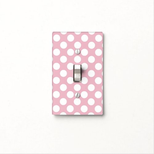 Pink Polka Dots Polka Dot Pattern Dots Dotted Light Switch Cover