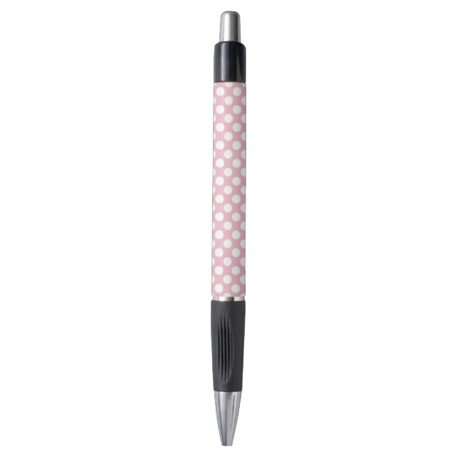 Pink Polka Dots, Polka Dot Pattern, Dots, Dotted Pen (Front Vertical)