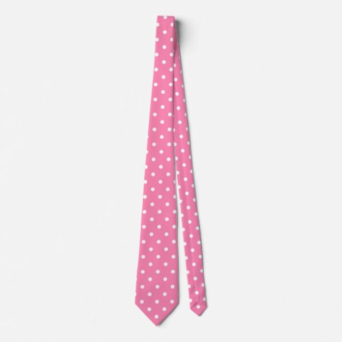 Pink Polka Dots Tie