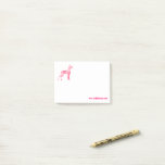 Pink Polygon Great Dane Post-it Notes