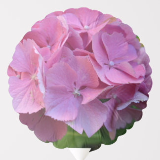 Pink Pompom Hydrangea Hortensia Flower Balloon